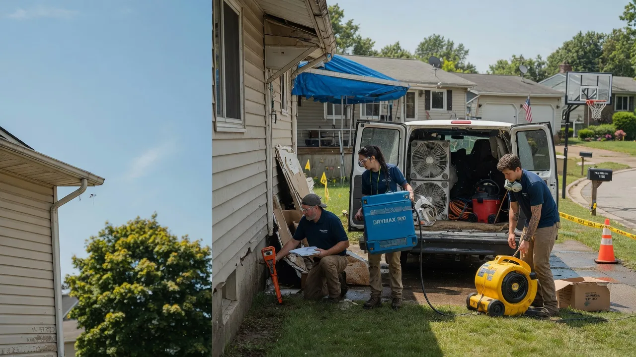 Ceiling Leak Cleanup in Springs, PA near me